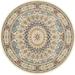 Unique Loom Adams Narenj Rug Ivory/Burgundy 10 Round Floral Traditional Perfect For Dining Room Entryway Bed Room Kids Room