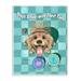 Dogs Smile With Their Tails Funny Cartoon Pet Design Wall Plaque Art by Gary Patterson