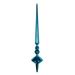 Vickerman 12 Turquoise Shiny Cupola Finial Ornament Pack of 3