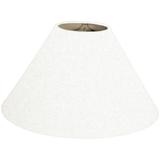 Royal Designs 14 Coolie Empire Hardback Lamp Shade Linen White