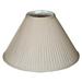 Royal Designs 16 Coolie Empire Side Pleat Lamp Shade Beige