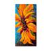 Trademark Fine Art Sunflower Solo II Canvas Art by Marion Rose