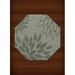 Dalyn Dover Area Rug DV17 Dv17 Spa Floral Leaves 8 x 8 Octagon