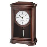 Seiko Suki Chime Clock w/Pendulum Brown Mantel Clock QXQ013BLH