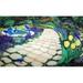 Custom Printed Rugs AWV061 Garden Path Doormat Rug Green - 18 x 30 in.