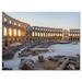 Design Art Inside Ancient Roman Amphitheater Photographic Print on Wrapped Canvas