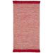 SAFAVIEH Montauk Justin Solid Braided Cotton Area Rug Red 3 x 5