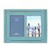 Prinz Homestead Collage Picture Frame for Two 5x7 Photos Distressed Blue