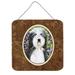 Carolines Treasures SS8022DS66 Bearded Collie Wall or Door Hanging Prints 6x6 multicolor