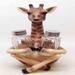 SAFARI ADORABLE GIRAFFE FAR REACH SALT PEPPER SHAKERS HOLDER FIGURINE STATUE