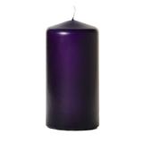 1 Pc 3x6 Lilac Pillar Candles Unscented 3 in. diameterx6 in. tall