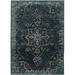 Sphinx Andorra Area Rug 7135F Blue Bordered Curls 6 7 x 9 6 Rectangle