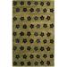 SAFAVIEH Soho Liam Floral Wool Area Rug Sage/Black 7 6 x 9 6