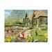 Trademark Fine Art Spring Garden Scene Canvas Art by Trevor Mitchell