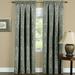 2 Pack Royal Albert Damask Thermal Blackout Rod Pocket Curtain Panels - Sage Green 63 in. Long