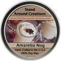 AMARETTO NOG TIN 6-OZ. ALL NATURAL SOY CANDLE