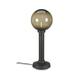 Moonlite 35 Table Lamp 09727 with 3 bronze tube body and bronze globe