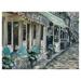 Masterpiece Art Gallery Bistro de Paris II Square City Cafe By Studio Arts Canvas Art Print 30 x 40