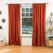 Lined-Rust Rod Pocket Velvet Curtain / Drape / Panel - 60W x 96L - Piece