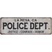 LA MESA CA POLICE DEPT. Home Decor Metal Sign Gift 8x24 108240012605