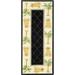 SAFAVIEH Chelsea Imani Paradise Lovers Wool Runner Rug Black/Ivory 2 6 x 6