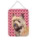 Carolines Treasures LH9140DS1216 Cairn Terrier Hearts Love and Valentines Day Portrait Wall or Door Hanging Prints