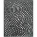 SAFAVIEH Soho Andrew Polka Dots Wool Area Rug Dark Grey 8 3 x 11