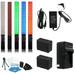 Yongnuo YN360 LED Video Light 5500K RGB Full Color PRO KIT W/ AC adapter 2 Bat +