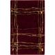 Nourison Parallels Area Rug Red 2 3 x 3 9 Contains Latex Viscose 2 x 3 Red Modern & Contemporary