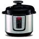 Tefal CY505E30 Fast & Delicious Multicooker Elektrischer Schnellkochtopf, 1.200 W, 25 automatische Programme, manueller Modus, inkl. Rezept, Dampfgarer, 6 l, Metal