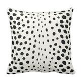 BPBOP Cute Leopard Chic Black White Cheetah Pattern Monogram Animal Pillowcase Cover 18x18 inch