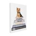 The Stupell Home Decor Collection Watercolor High Fashion Bookstack Yorkie Dog XXL Stretched Canvas Wall Art 30 x 1.5 x 40