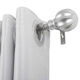 UTOPIA ALLEY 3/4 Inch Curtain Rod - Curtain Rods For Windows 86 to 120 Inch Adjustable Drapery Rods Nickel Curtain Rods Bedroom & Living Room Decorative Curtain Rods (Nickel 86 -120 )