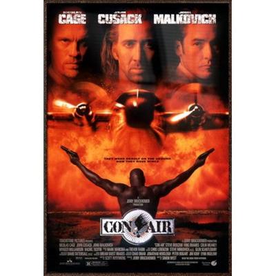 Shop Now For The Con Air Framed Movie Poster Regular Style Size 27 X 39 Antique Copper Gold Aluminum Frame Earth Shop