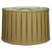 Royal Designs 16 Shallow Drum English Box Pleat Lamp Shade Antique Gold