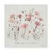 Trademark Fine Art Wildflowers III Pink Mothers Canvas Art by Lisa Audit