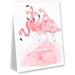 Awkward Styles Pink Flamingos Canvas Art Flamingos Wall Decor Watercolor Style Soft Pink Flamingo Decor Gifts for Nursery Room Flamingo Artwork for the Office New Home Gifts Flamingo Party Decorations