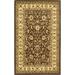 Unique Loom St. Louis Voyage Rug Brown/Green 3 3 x 5 3 Rectangle Floral Traditional Perfect For Living Room Bed Room Dining Room Office