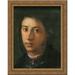 Alessandro de Medici 20x24 Gold Ornate Wood Framed Canvas Art by Pontormo Jacopo