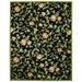 SAFAVIEH Chelsea Georgiana Floral Wool Area Rug Black 4 6 x 6 6 Oval