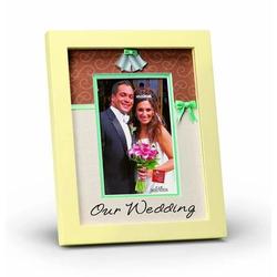 Russ Our Wedding Day Wood Frame 4 by 6-Inch