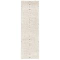 SAFAVIEH Florida Klara Floral Shag Runner Rug Cream/Beige 2 3 x 7