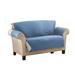 Collections Etc Reversible Quilted Furniture Protector Cover Dark Blue/Light Loveseat