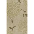 Dalyn Transitions Area Rug TR5 Tr5 Brown Leaves Vines 4 x 4 Square Square