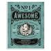 Stupell Industries You Are Awesome Vintage Comic Book Funny Blue Design Wall Plaque by Ester Kay