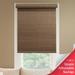 Chicology Snap-N -Glide Cordless Roller Shade Felton Truffle (Natural Woven) 62 W X 72 H