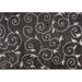 Ladole Rugs Shaggy Rabat Abstract Pattern Sustainable Spirals Style Indoor Big Runner Rug in Mink White 3x10 (2 7 x 9 10 80cm x 300cm)
