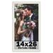 14x26 Frame White Wash Picture Frame - Complete Modern Photo Frame Includes UV Acrylic Shatter