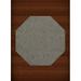 Dalyn Dover Area Rug DV1 Dv1 Silver Diamond Lines 12 x 12 Octagon