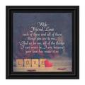 Wife Friend Love Romantic Gift for Wife Picture Frame 10X10 8642